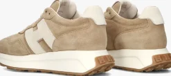 HOGAN lage sneakers h641 allacciato h patch beige Sale