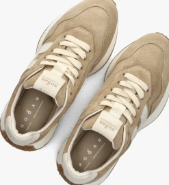 HOGAN lage sneakers h641 allacciato h patch beige Sale