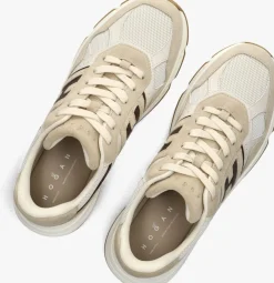 HOGAN lage sneakers hyperlight allacciato h beige Outlet