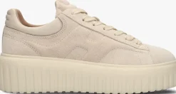 HOGAN lage sneakers h-stripes allacciato h beige Clearance