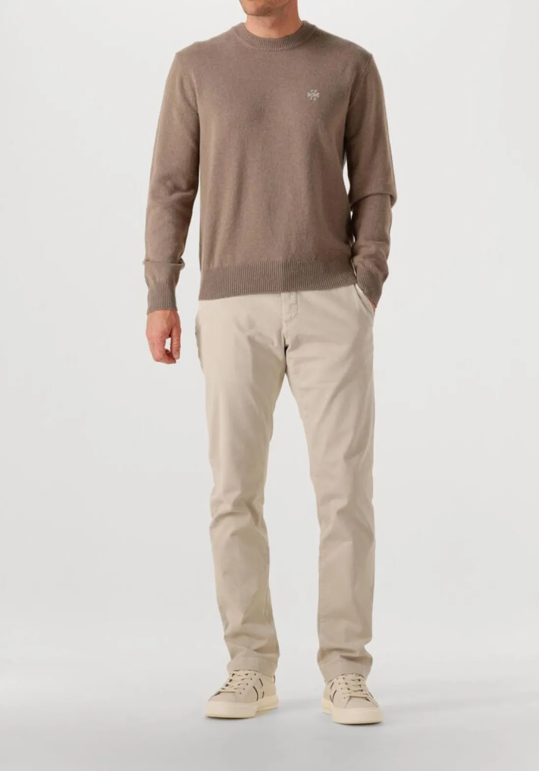 HOGAN lage sneakers h691 allacciato h beige