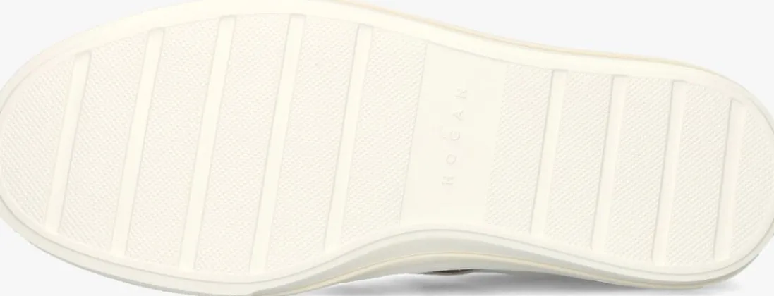 HOGAN lage sneakers h691 allacciato h beige