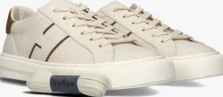 HOGAN lage sneakers h691 allacciato h beige