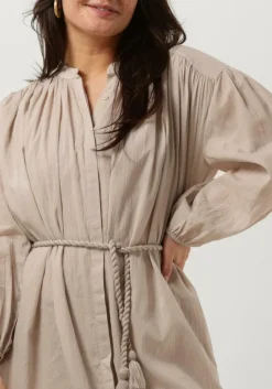 IBANA midi jurk donte beige New