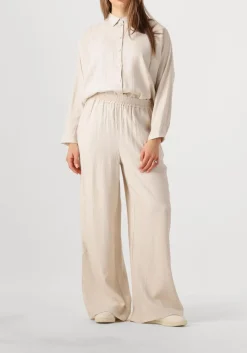 KNIT-TED wijde broek jalou beige Sale