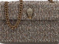 KURT GEIGER LONDON schoudertas fabric md kensington beige Discount