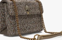 KURT GEIGER LONDON schoudertas fabric md kensington beige Discount