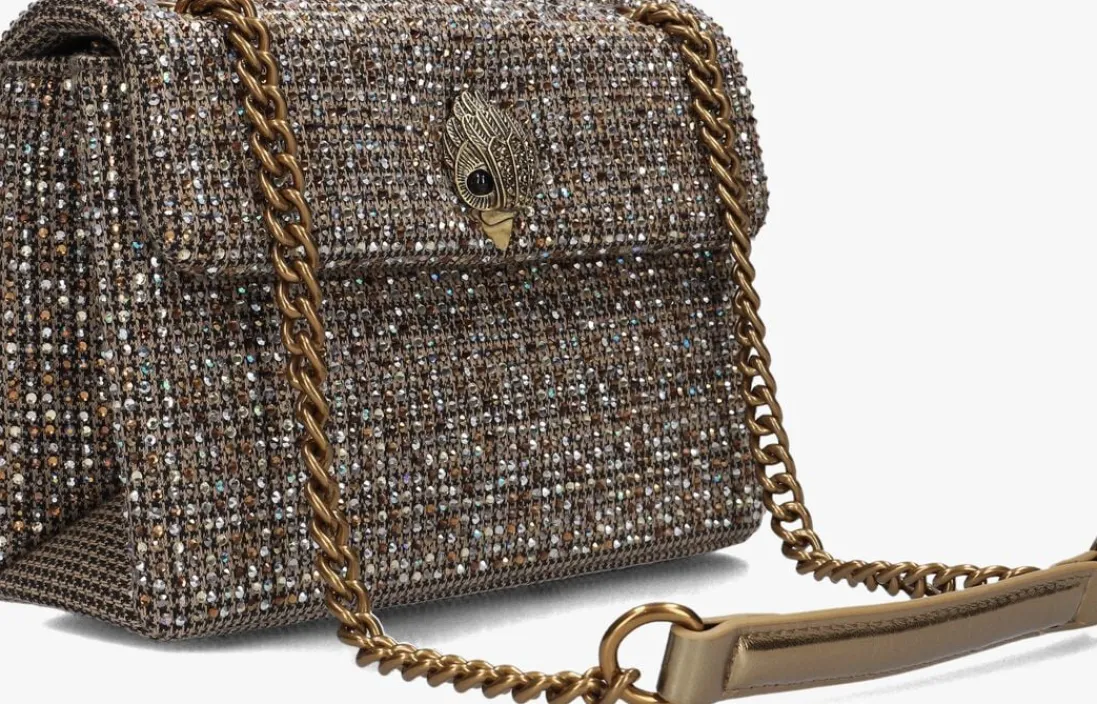 KURT GEIGER LONDON schoudertas fabric md kensington beige Discount