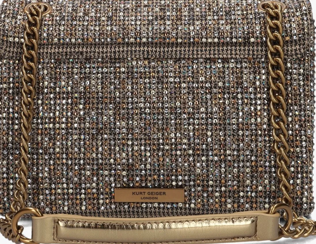 KURT GEIGER LONDON schoudertas fabric md kensington beige Discount