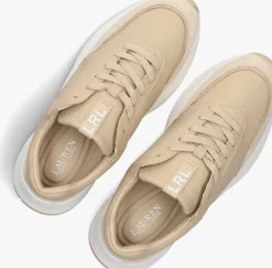 LAUREN RALPH LAUREN lage sneakers franky beige Online