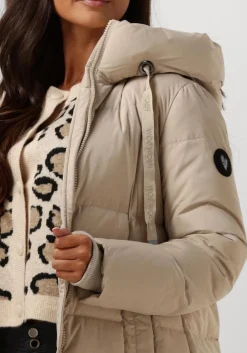 MOS MOSH gewatteerde jas nova square down coat beige Online