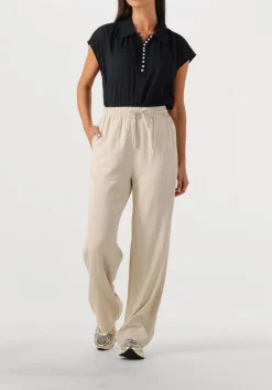 MOS MOSH wijde broek mmhelin jolene pant beige Sale