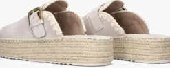 MOU instappers jute clog plain sue beige Best