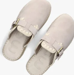 MOU instappers jute clog plain sue beige Best