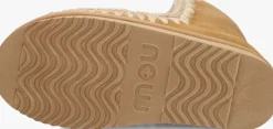 MOU vachtlaarzen eskimo 18 glitter logo beige New