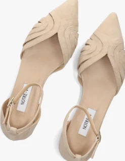 NOTRE-V platte sandalen 12264 beige Outlet