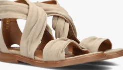 NOTRE-V platte sandalen 1gamba102 beige Hot