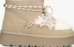 NOTRE-V vachtlaarzen femm beige New