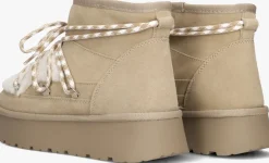 NOTRE-V vachtlaarzen femm beige New