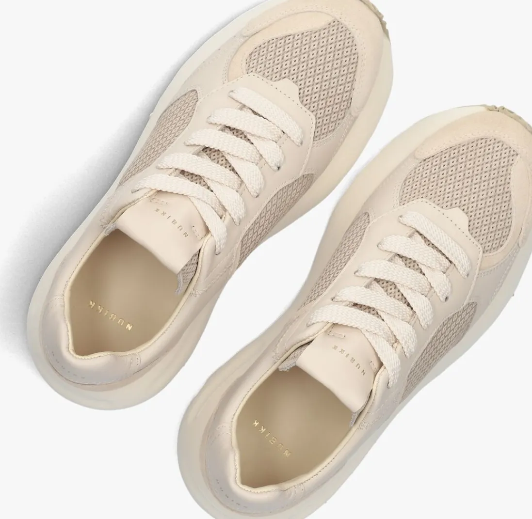 NUBIKK lage sneakers rose nomad beige