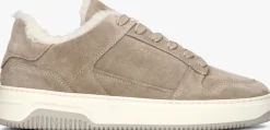 NUBIKK lage sneakers basket court fur beige Sale