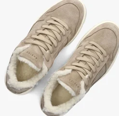 NUBIKK lage sneakers basket court fur beige Sale