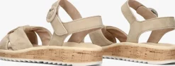 PAUL GREEN platte sandalen 6105 beige Discount