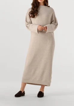 PENN & INK midi jurk dress w25t1191 beige New