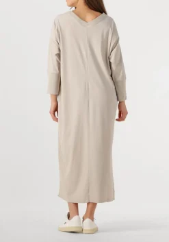 PENN & INK midi jurk dress v beige Hot