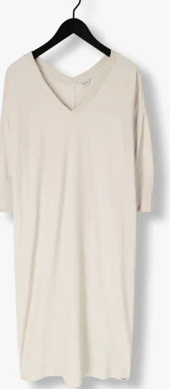 PENN & INK midi jurk dress v beige Hot