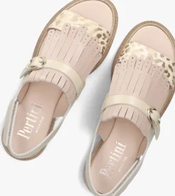 PERTINI platte sandalen 35154 beige