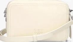 PINKO schoudertas carrie camera bag beige Clearance