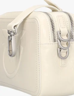 PINKO schoudertas carrie camera bag beige Clearance