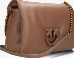 PINKO schoudertas love click classic beige Discount