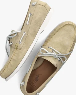 POLO RALPH LAUREN mocassins merton boat beige Discount