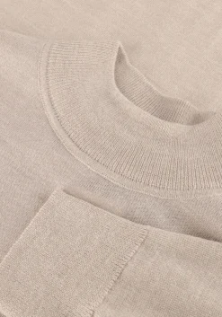 PROFUOMO coltrui pullover mock neck merino beige