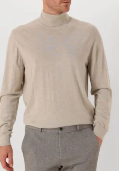 PROFUOMO coltrui pullover roll neck merino beige