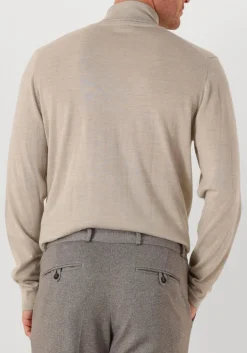 PROFUOMO coltrui pullover roll neck merino beige