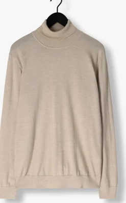 PROFUOMO coltrui pullover roll neck merino beige