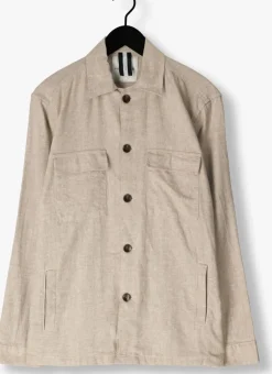PROFUOMO overshirt overshirt co/linen beige New