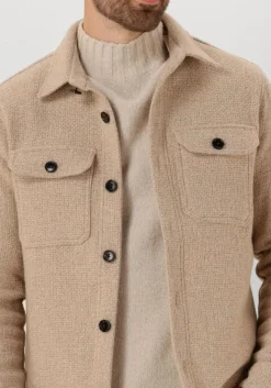 PROFUOMO overshirt overshirt structure beige Online
