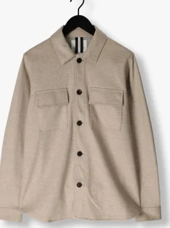 PROFUOMO overshirt overshirt knitted beige