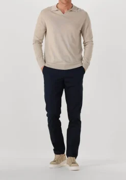 PROFUOMO polo polo open collar ls merino beige Discount