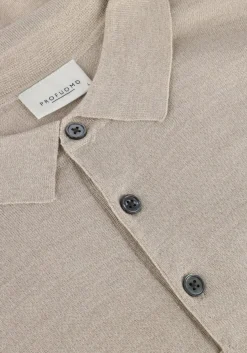 PROFUOMO polo polo long sleeve beige Best