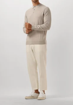 PROFUOMO polo polo long sleeve beige Best