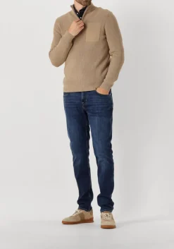 PROFUOMO trui pullover half zip beige Online