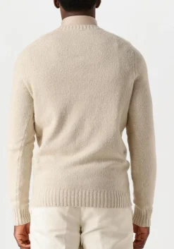 PROFUOMO trui pullover crew neck beige New