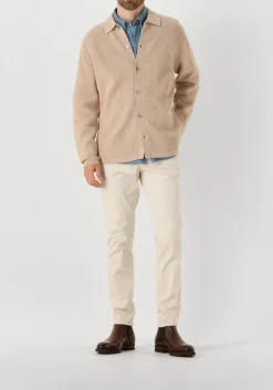 PROFUOMO vest overshirt full button beige Sale
