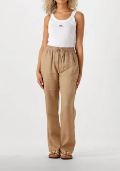 RESORT FINEST pantalon linen pants beige Sale