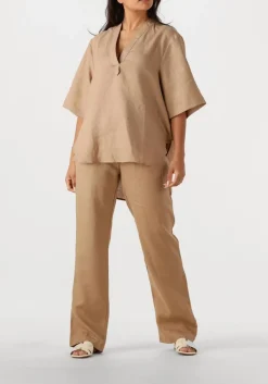 RESORT FINEST pantalon linen pants beige Sale